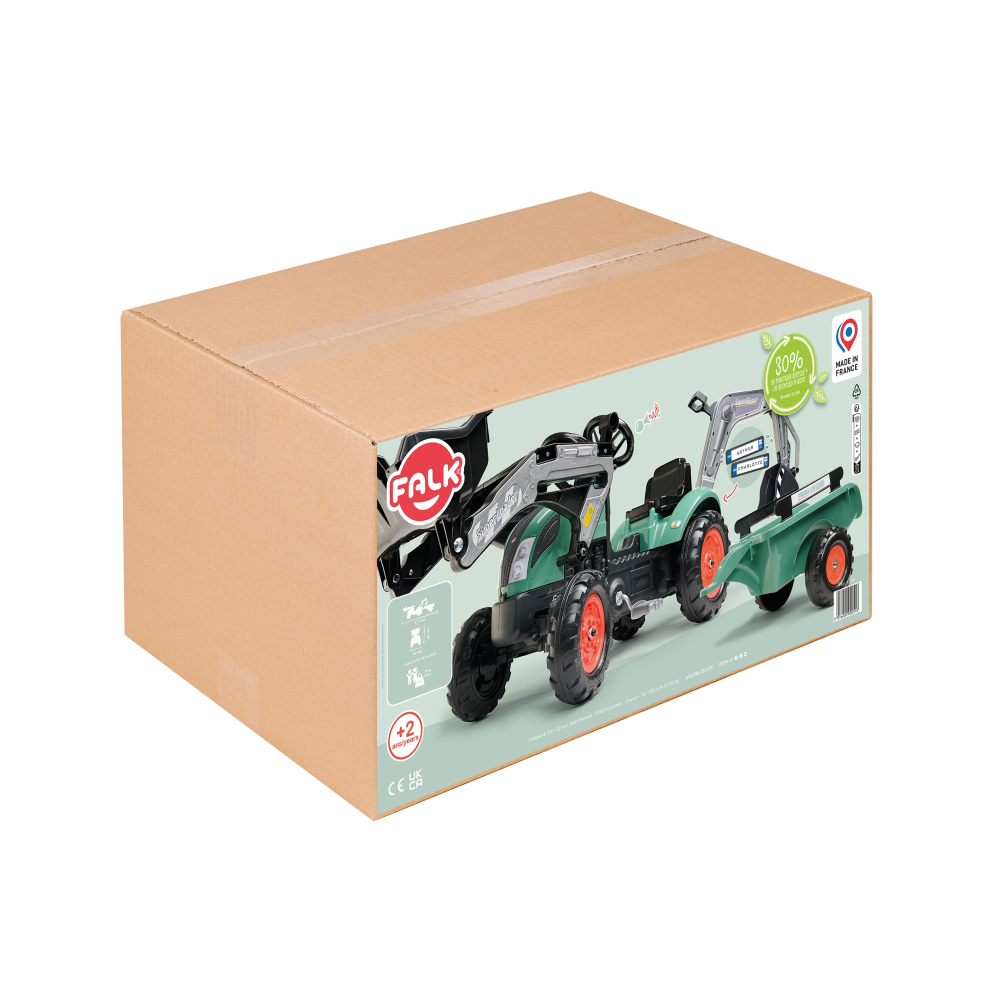 Pedalinis traktorius FALK Farm Lander 2-5 m.-Judėjimui, Minami traktoriai ir jų priedai-e-vaikas