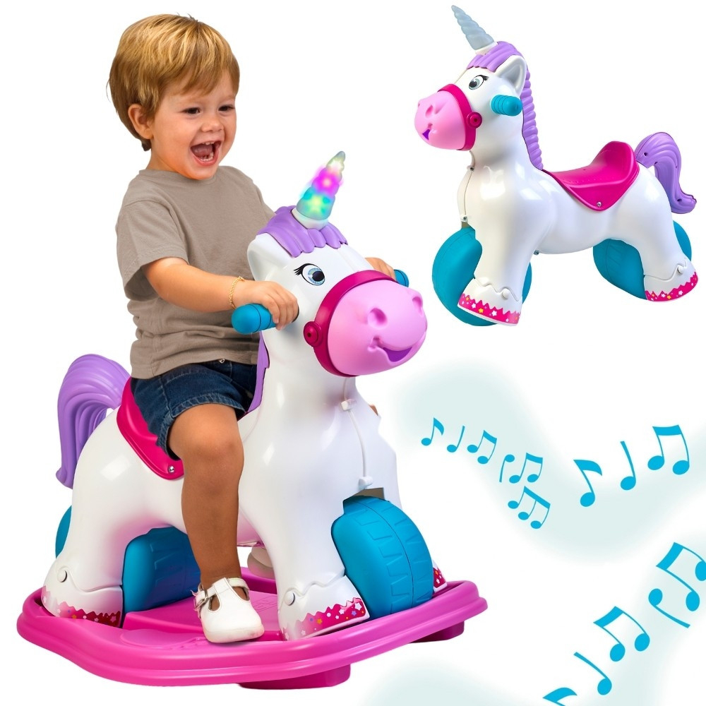 Interaktyvusis supamasis - paspiriamas vienaragis FEBER 2in1