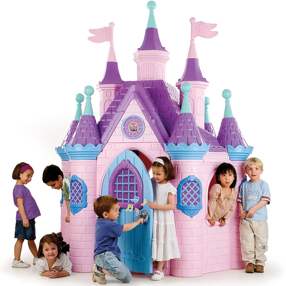 Žaidimų namelis Feber Huge Princess Super Palace-Žaislai, Lauko žaislai, Žaidimų nameliai ir jų priedai-e-vaikas
