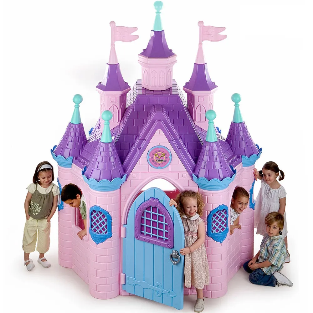 Žaidimų namelis Feber Huge Princess Super Palace-Žaislai, Lauko žaislai, Žaidimų nameliai ir jų priedai-e-vaikas