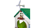 FEBER Domek ogrodowy Eco Karmnik Segregacja Odpadów Imitacja Panelu Słonecznego