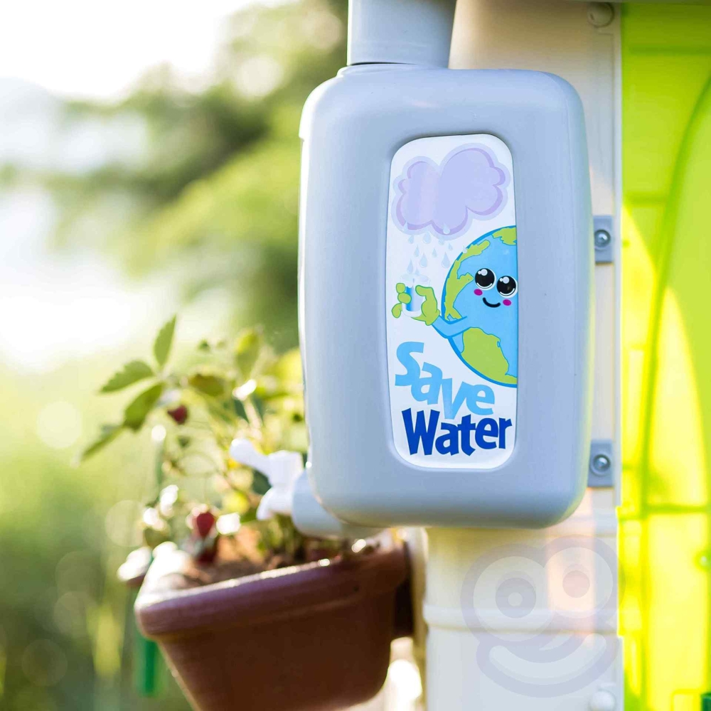 Sodo namelis FEBER Eco Feeder Atliekų rūšiavimo imitacijos saulės kolektorius-Žaislai, Lauko žaislai, Žaidimų nameliai ir jų pri