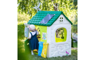 FEBER Domek ogrodowy Eco Karmnik Segregacja Odpadów Imitacja Panelu Słonecznego