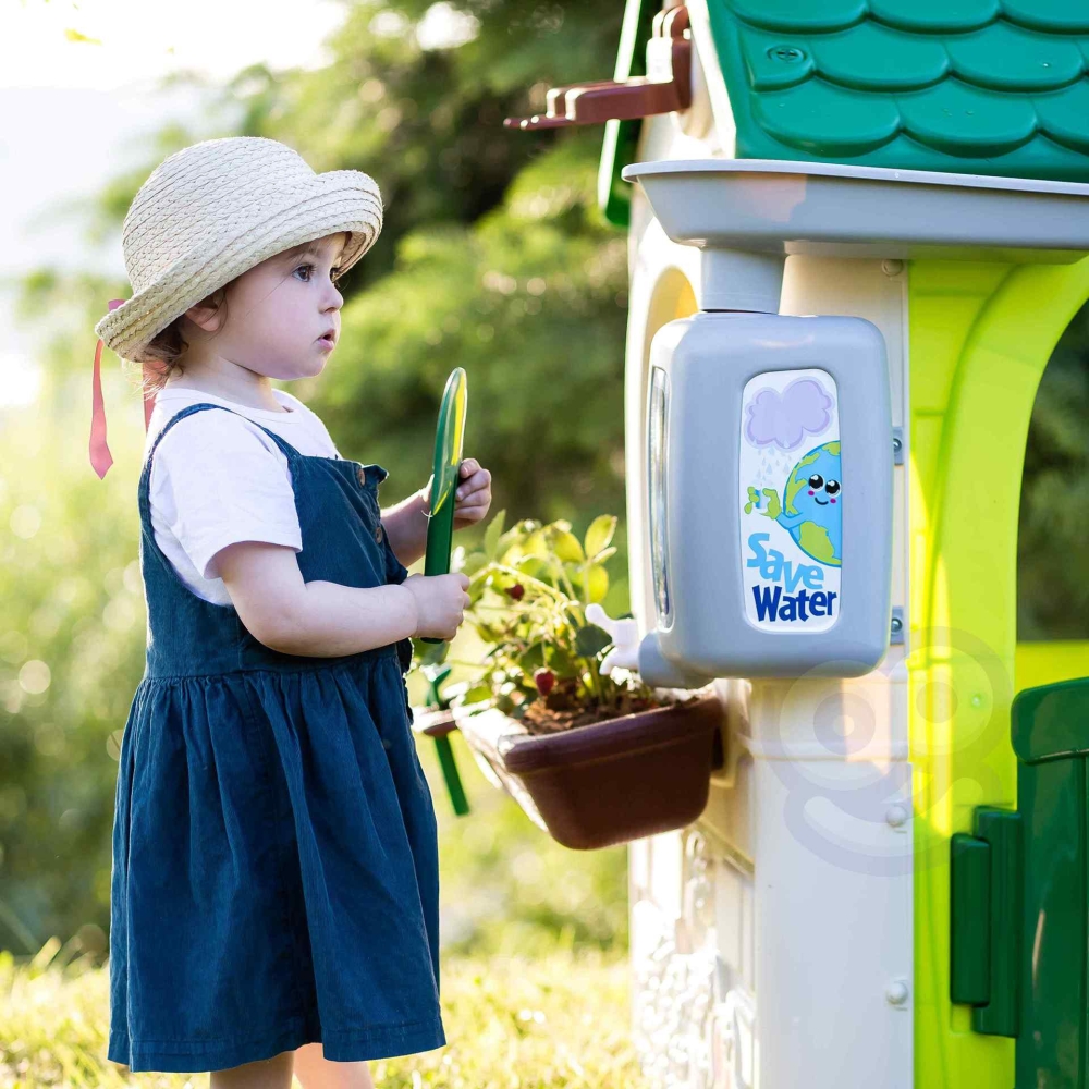 Sodo namelis FEBER Eco Feeder Atliekų rūšiavimo imitacijos saulės kolektorius-Žaislai, Lauko žaislai, Žaidimų nameliai ir jų pri