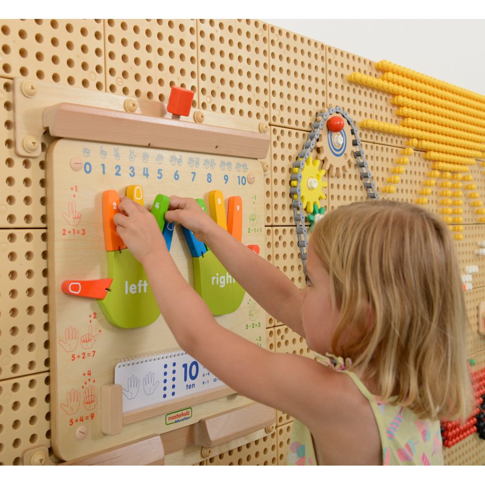 Sensorinė sieninė lenta MASTERKIDZ Mokymasis skaičiuoti Flex Montessori