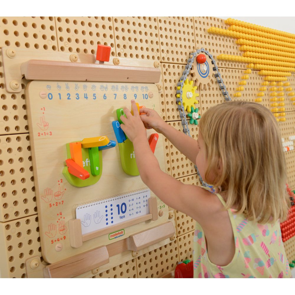 Sensorinė sieninė lenta MASTERKIDZ Mokymasis skaičiuoti Flex Montessori