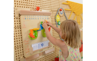 MASTERKIDZ Nauka Liczenia Ścienna Tablica Sensoryczna Flex Montessori