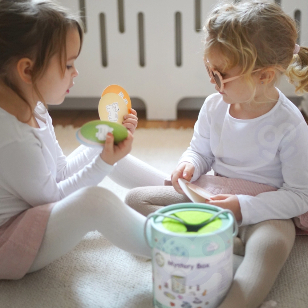 WOOPIE GREEN paslaptinga dėžutė "Touch and Match FSC-Žaislai, Stalo žaidimai, Įvairūs stalo žaidimai-e-vaikas