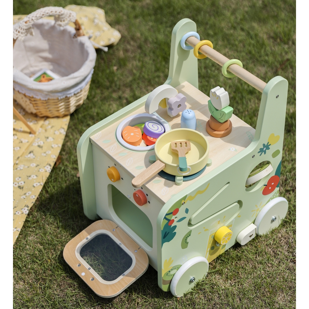 Medinis stumdukas - virtuvė CLASSIC WORLD 2in1-Judėjimui, Stumdukai-e-vaikas