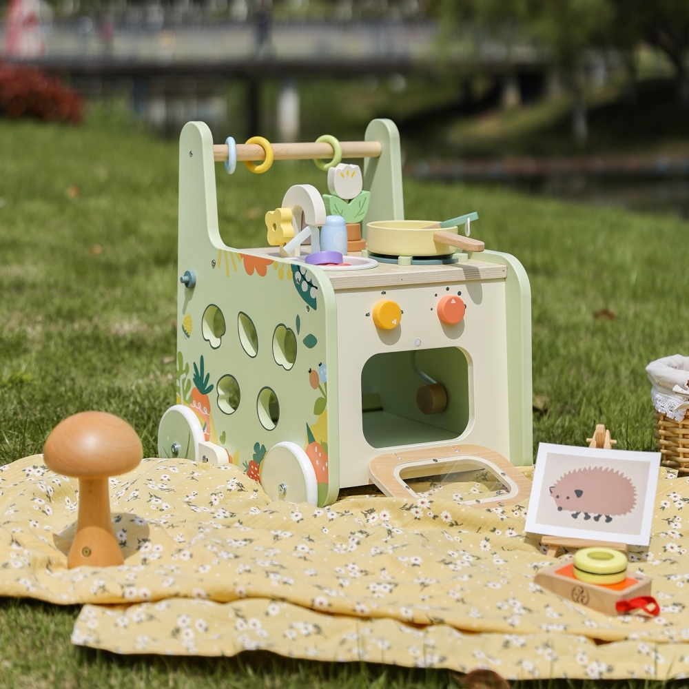 Medinis stumdukas - virtuvė CLASSIC WORLD 2in1-Judėjimui, Stumdukai-e-vaikas