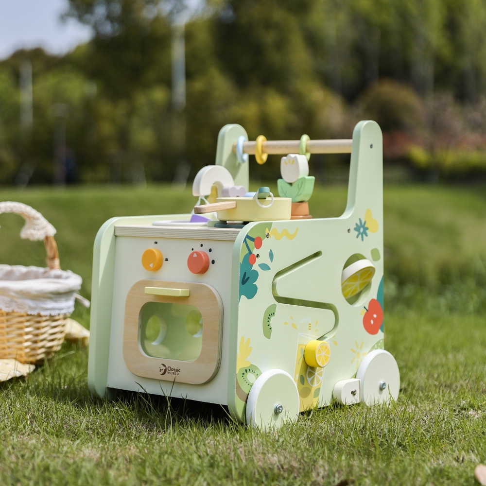 Medinis stumdukas - virtuvė CLASSIC WORLD 2in1-Judėjimui, Stumdukai-e-vaikas
