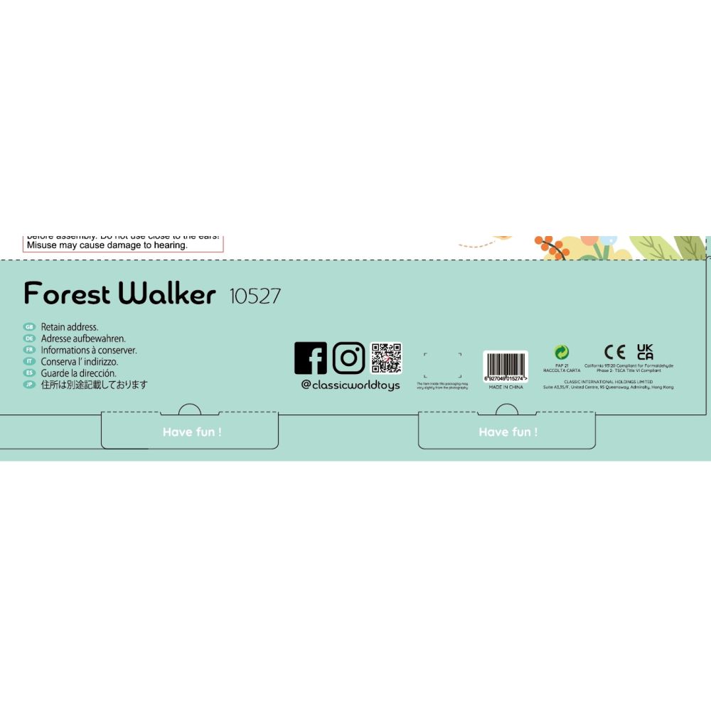 Medinis daugiafunkcinis stumdukas CLASSIC WORLD 8in1 Forest Walker-Judėjimui, Stumdukai-e-vaikas