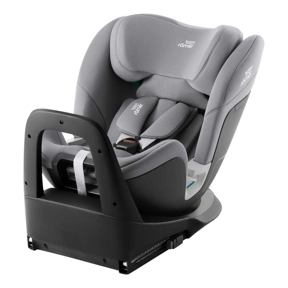 Automobilinė kėdutė BRITAX SWIVEL Select, 40-125cm, Frost Grey-Automobilinės kėdutės, 0-25 kg-e-vaikas