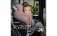 Automobilinė kėdutė BRITAX SWIVEL Select, 40-125cm, Midnight Grey-Automobilinės kėdutės, 0-25 kg-e-vaikas