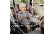 Automobilinė kėdutė BRITAX SWIVEL Select, 40-125cm, Dusty Rose-Automobilinės kėdutės, 0-25 kg-e-vaikas