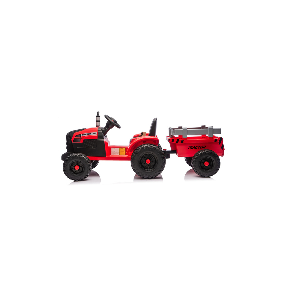 Traktor Na Akumulator CH9959B Z Przyczepą Czerwony 24V