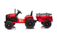 Traktor Na Akumulator CH9959B Z Przyczepą Czerwony 24V