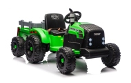 Traktor Na Akumulator CH9959B Z Przyczepą Jasno Zielony 24V