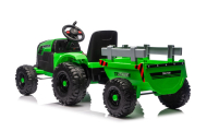 Traktor Na Akumulator CH9959B Z Przyczepą Jasno Zielony 24V