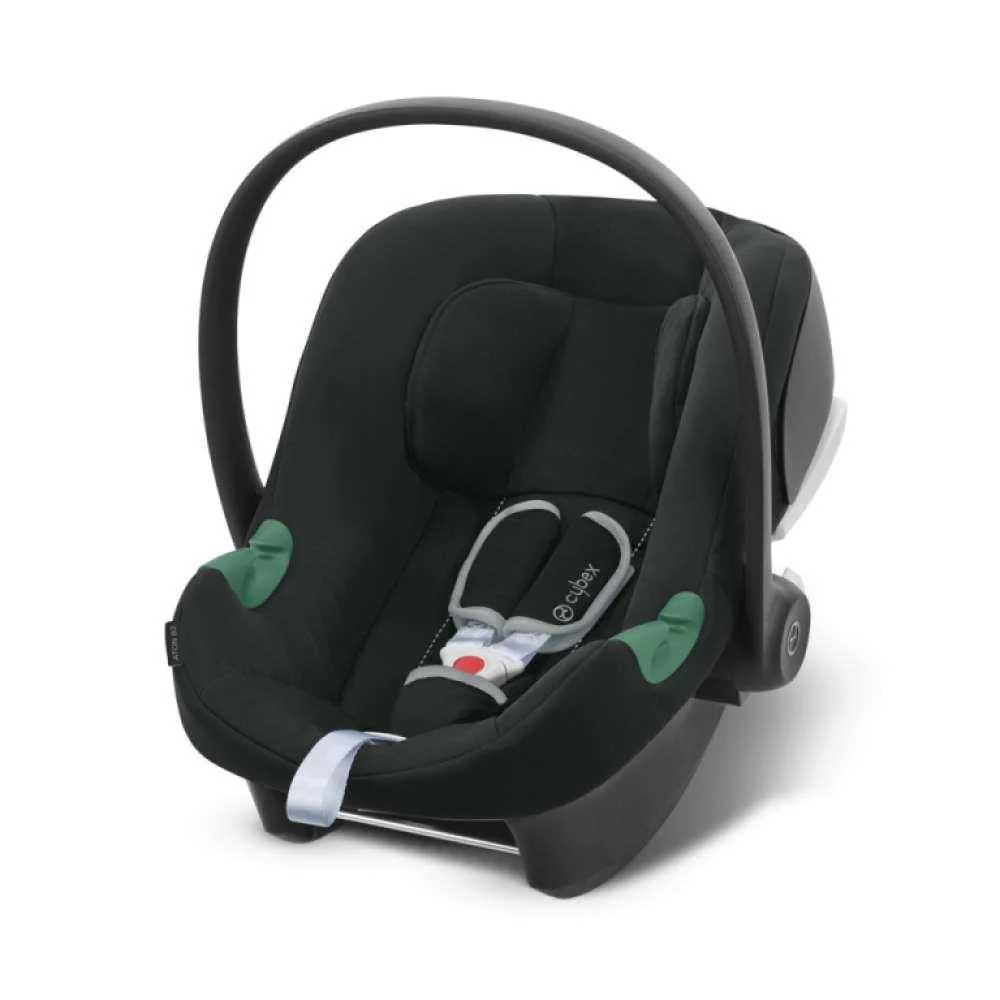 Automobilinė kėdutė Cybex Aton B2 i-Size, 0-13 kg, Black-Automobilinės kėdutės, 0-13 kg-e-vaikas