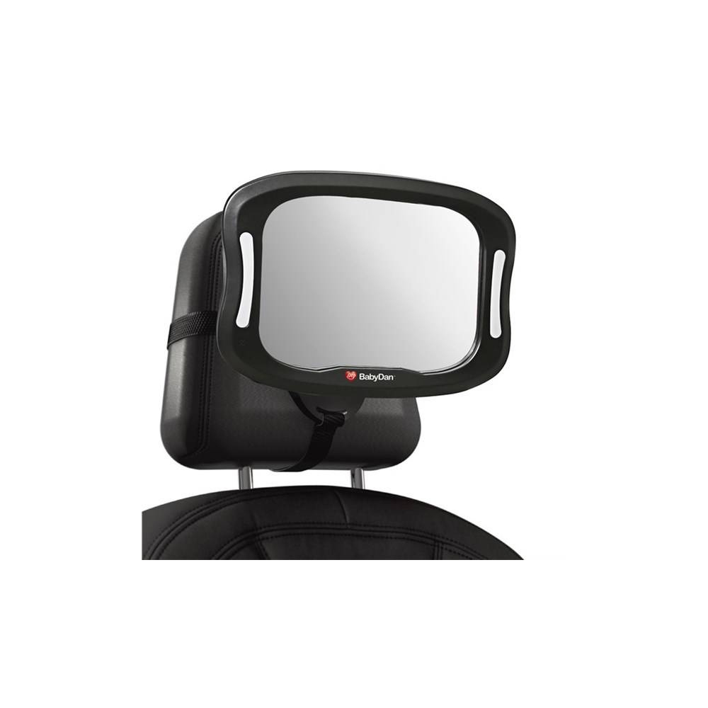 Veidrodėlis automobiliui su LED apšvietimu Baby Dan