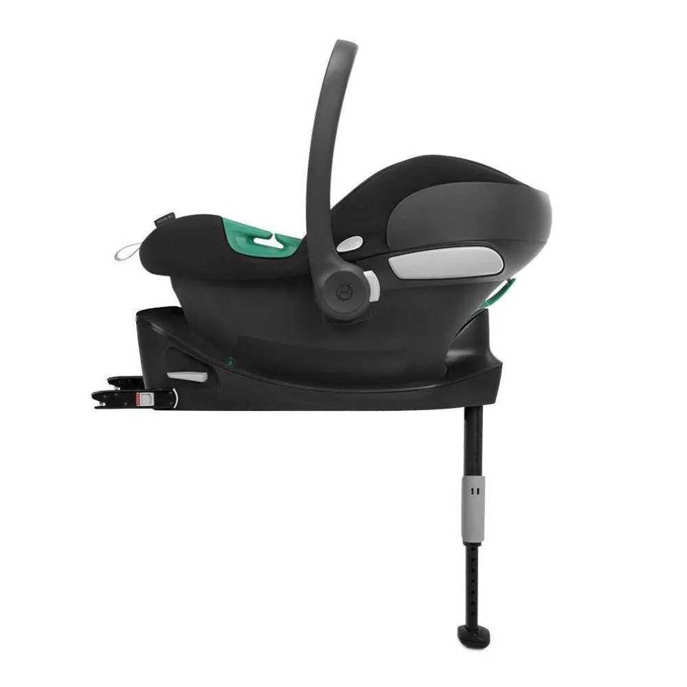 Automobilinė kėdutė Cybex Aton B2 i-Size su baze, 0-13 kg, Black-Automobilinės kėdutės, 0-13 kg-e-vaikas