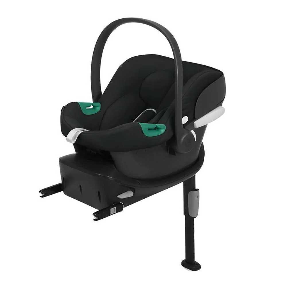 Automobilinė kėdutė Cybex Aton B2 i-Size su baze, 0-13 kg, Black-Automobilinės kėdutės, 0-13 kg-e-vaikas
