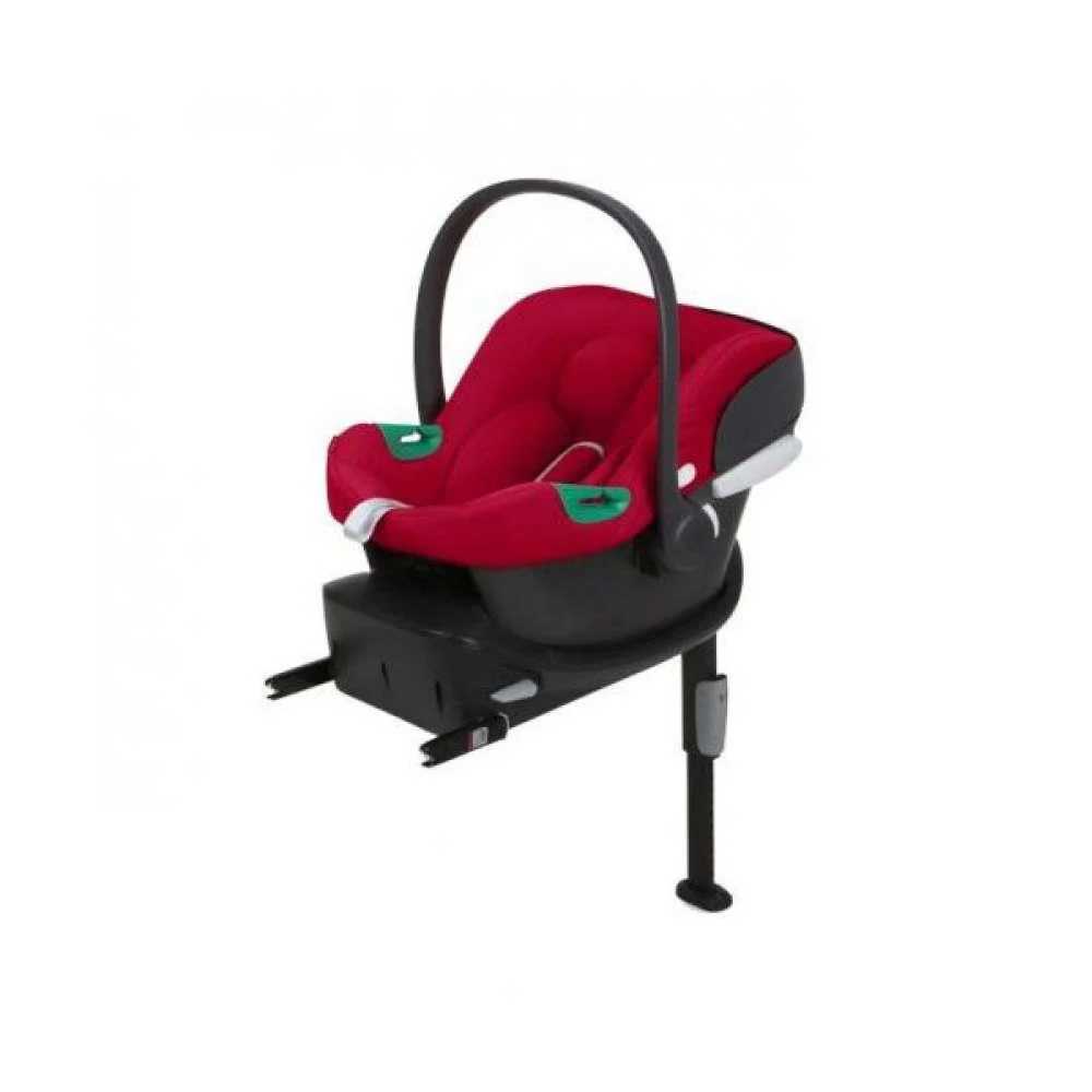 Automobilinė kėdutė Cybex Aton B2 i-Size su baze, 0-13 kg, Red-Automobilinės kėdutės, 0-13 kg-e-vaikas