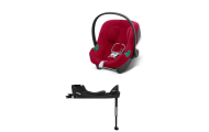 Automobilinė kėdutė Cybex Aton B2 i-Size su baze, 0-13 kg, Red-Automobilinės kėdutės, 0-13 kg-e-vaikas