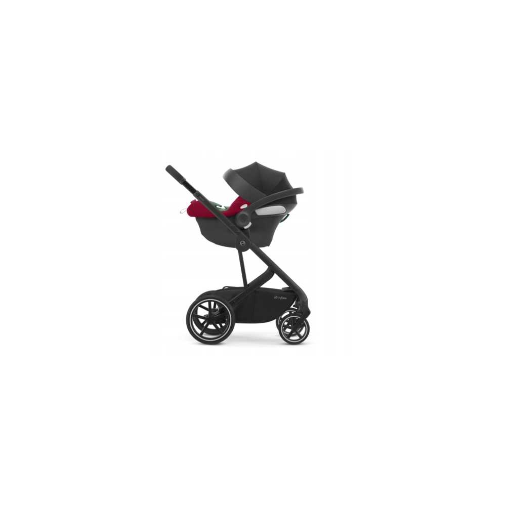 Automobilinė kėdutė Cybex Aton B2 i-Size su baze, 0-13 kg, Red-Automobilinės kėdutės, 0-13 kg-e-vaikas