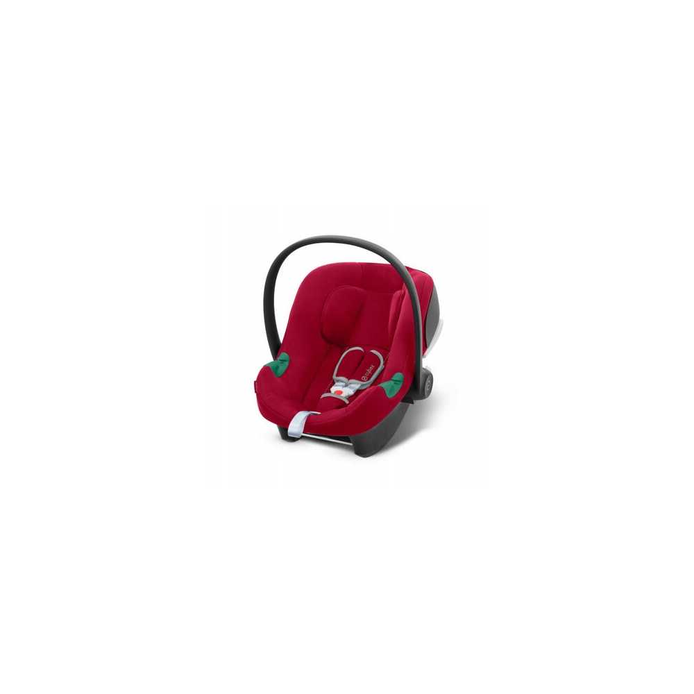 Automobilinė kėdutė Cybex Aton B2 i-Size su baze, 0-13 kg, Red-Automobilinės kėdutės, 0-13 kg-e-vaikas