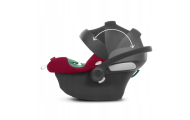 Automobilinė kėdutė Cybex Aton B2 i-Size su baze, 0-13 kg, Red-Automobilinės kėdutės, 0-13 kg-e-vaikas