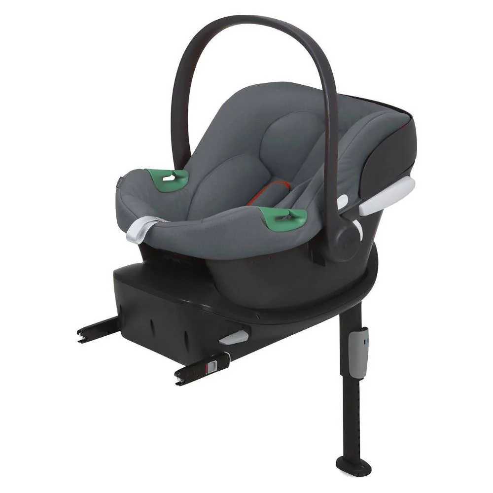 Automobilinė kėdutė Cybex Aton B2 i-Size su baze, 0-13 kg, Grey-Automobilinės kėdutės, 0-13 kg-e-vaikas