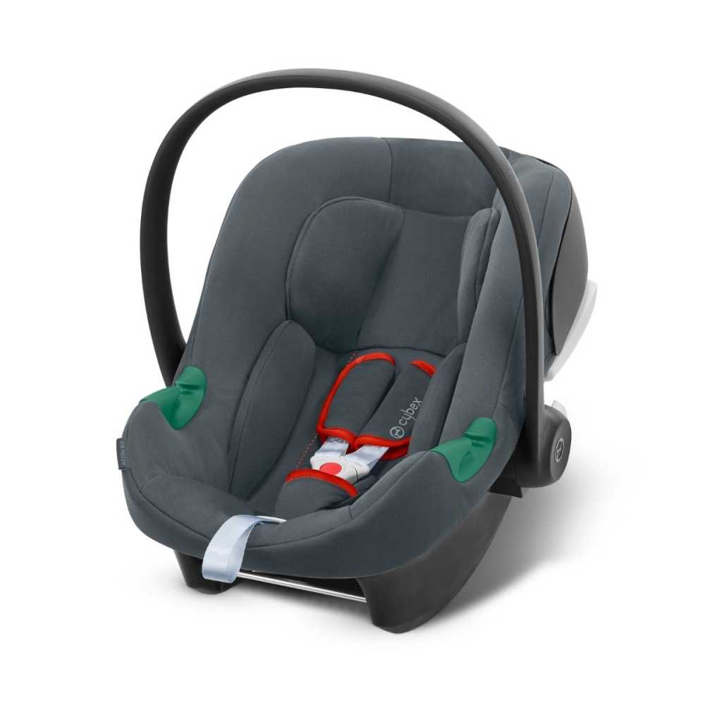 Automobilinė kėdutė Cybex Aton B2 i-Size su baze, 0-13 kg, Grey-Automobilinės kėdutės, 0-13 kg-e-vaikas