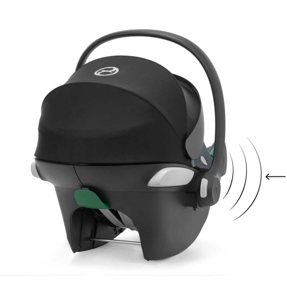 Automobilinė kėdutė Cybex Aton B2 i-Size su baze, 0-13 kg, Grey-Automobilinės kėdutės, 0-13 kg-e-vaikas