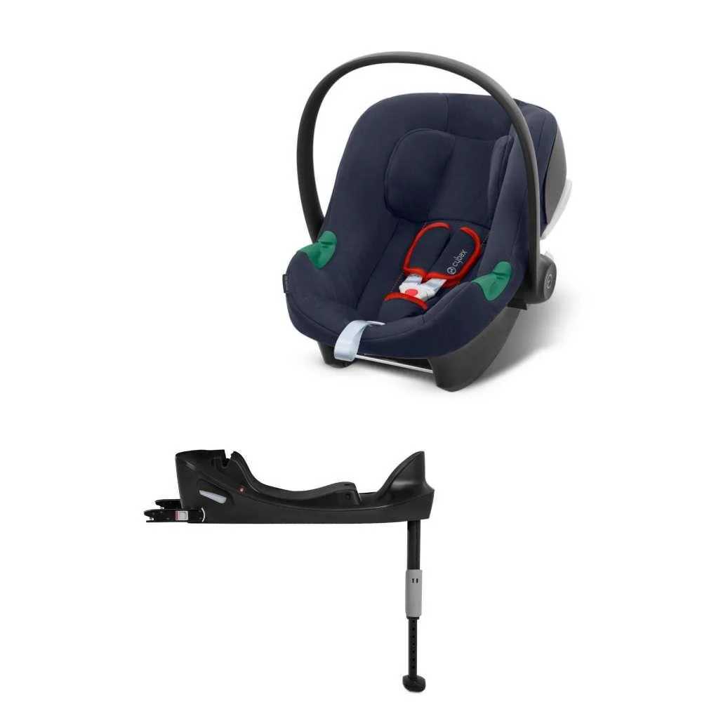 Automobilinė kėdutė Cybex Aton B2 i-Size su baze, 0-13 kg, Blue-Automobilinės kėdutės, 0-13 kg-e-vaikas