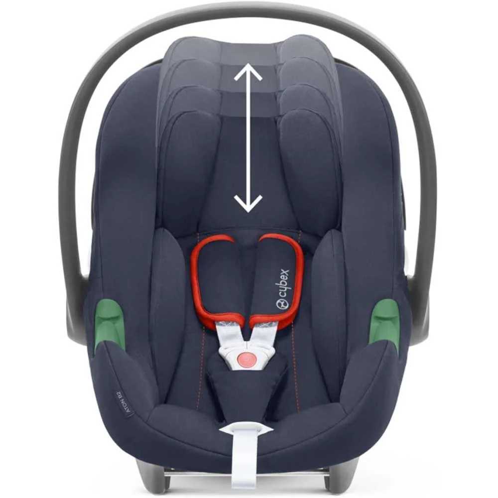 Automobilinė kėdutė Cybex Aton B2 i-Size su baze, 0-13 kg, Blue-Automobilinės kėdutės, 0-13 kg-e-vaikas
