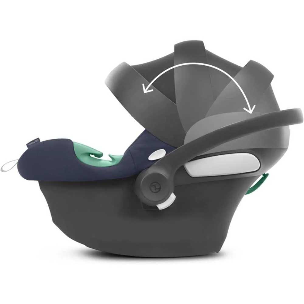 Automobilinė kėdutė Cybex Aton B2 i-Size su baze, 0-13 kg, Blue-Automobilinės kėdutės, 0-13 kg-e-vaikas