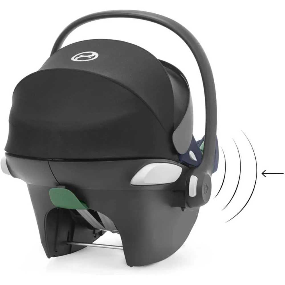Automobilinė kėdutė Cybex Aton B2 i-Size su baze, 0-13 kg, Blue-Automobilinės kėdutės, 0-13 kg-e-vaikas