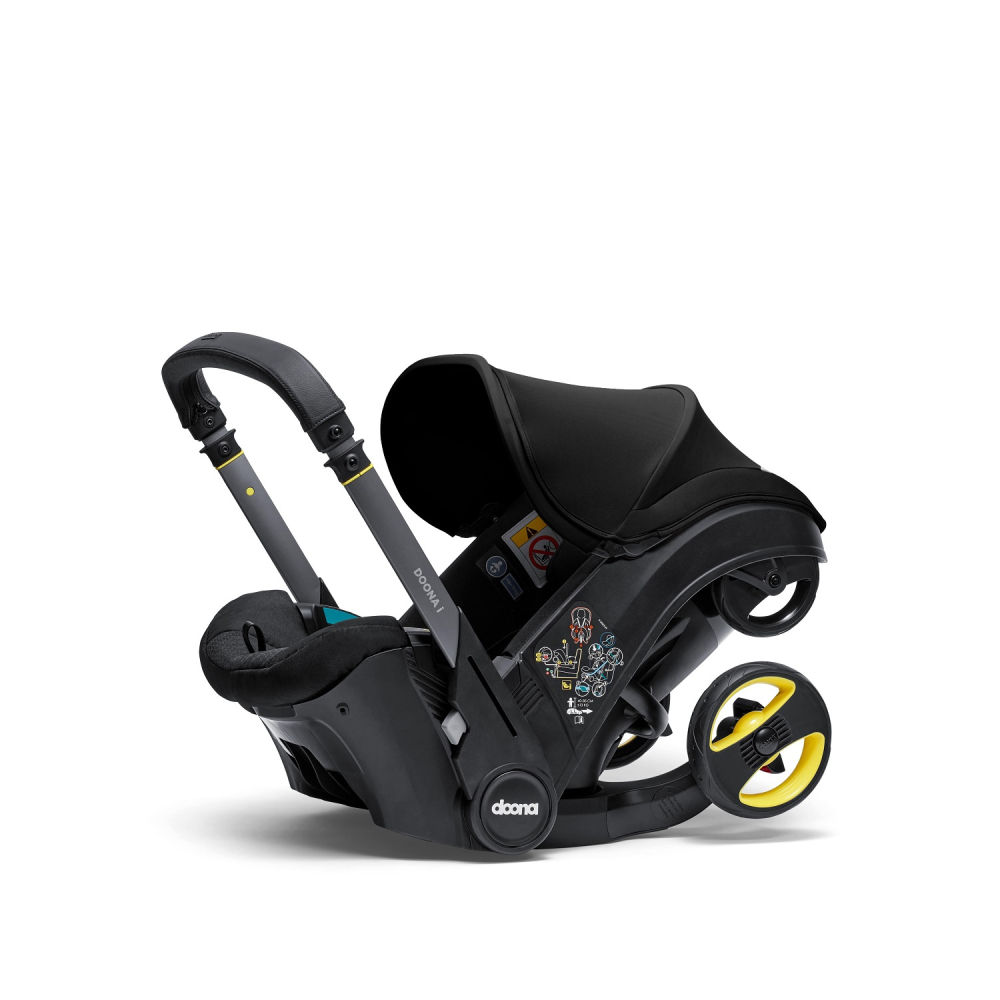 Automobilinė kėdutė - vežimėlis Doona i, 0-13 kg, Nitro Black-Automobilinės kėdutės, 0-13 kg-e-vaikas