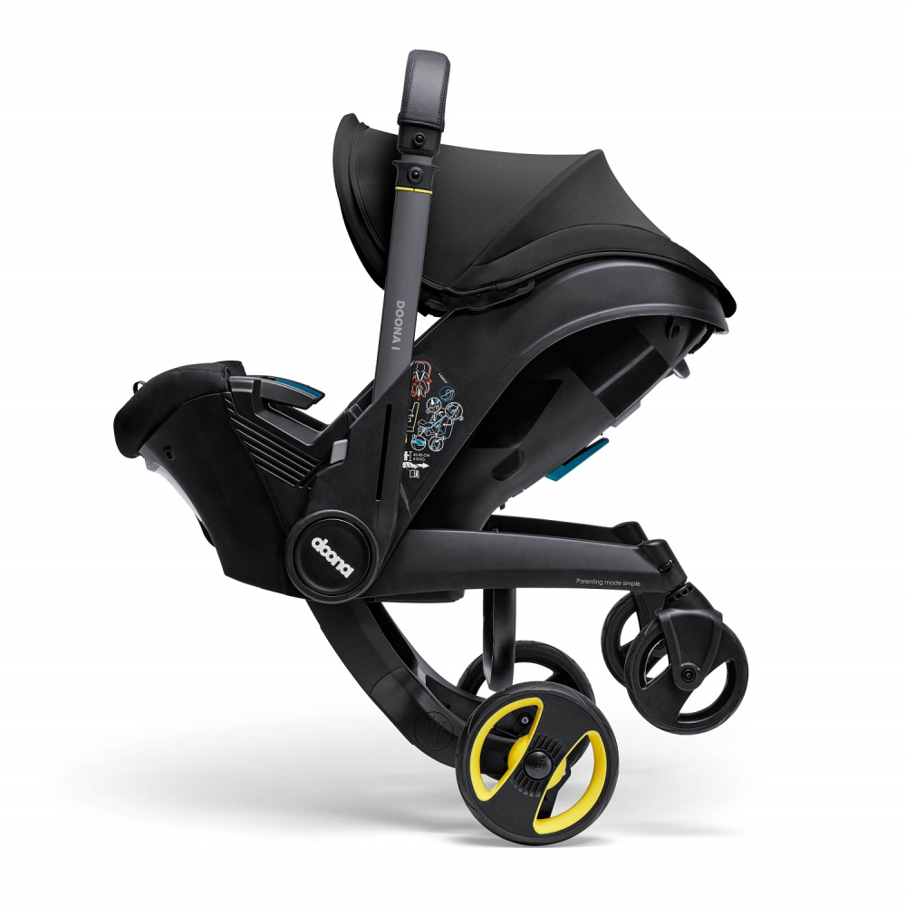 Automobilinė kėdutė - vežimėlis Doona i, 0-13 kg, Nitro Black-Automobilinės kėdutės, 0-13 kg-e-vaikas