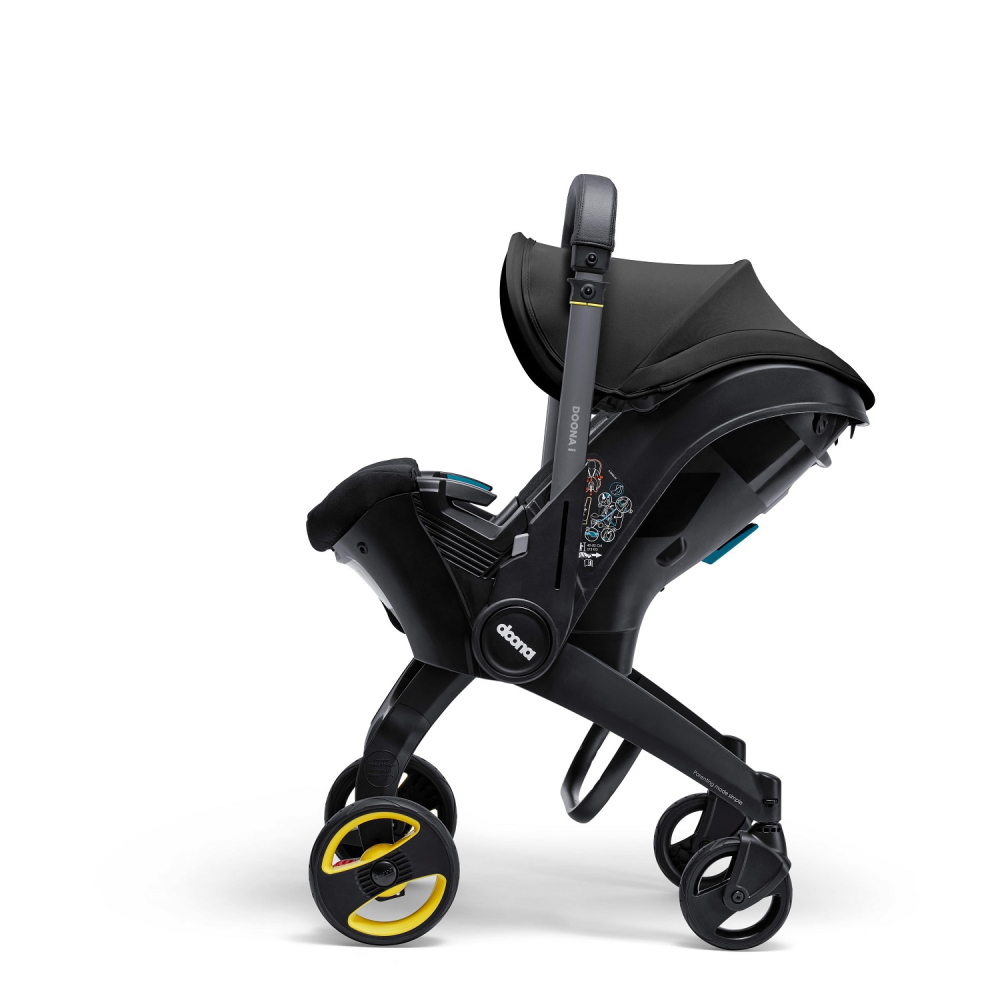 Automobilinė kėdutė - vežimėlis Doona i, 0-13 kg, Nitro Black-Automobilinės kėdutės, 0-13 kg-e-vaikas