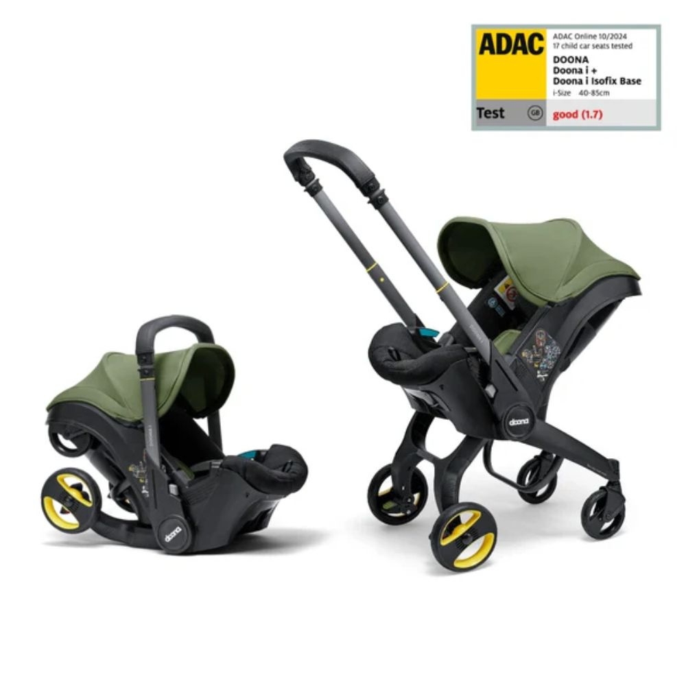 Automobilinė kėdutė - vežimėlis Doona i, 0-13 kg, Desert Green-Automobilinės kėdutės, 0-13 kg-e-vaikas