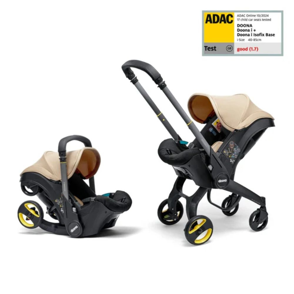 Automobilinė kėdutė - vežimėlis Doona i, 0-13 kg, Sahara Sand