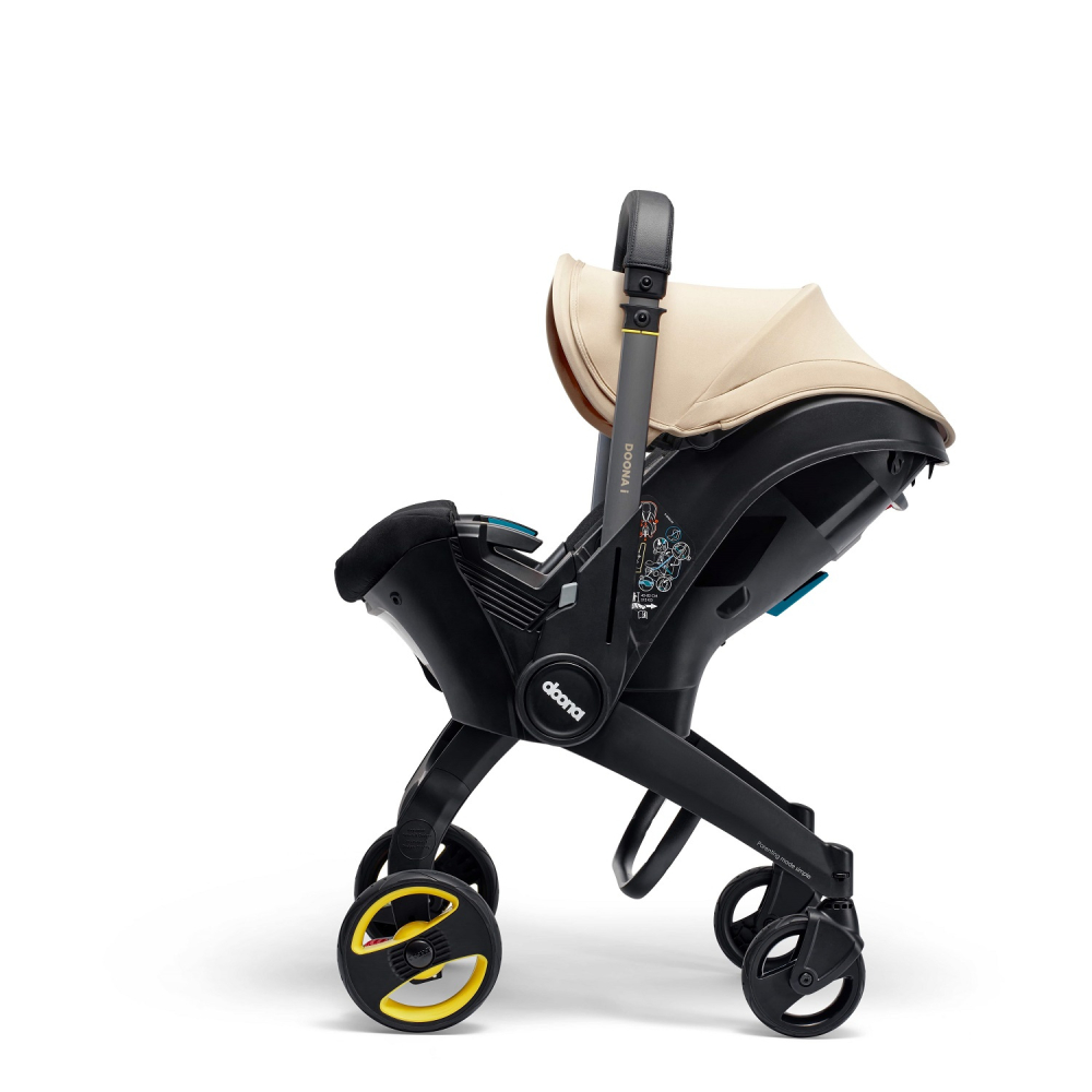 Automobilinė kėdutė - vežimėlis Doona i, 0-13 kg, Sahara Sand-Automobilinės kėdutės, 0-13 kg-e-vaikas