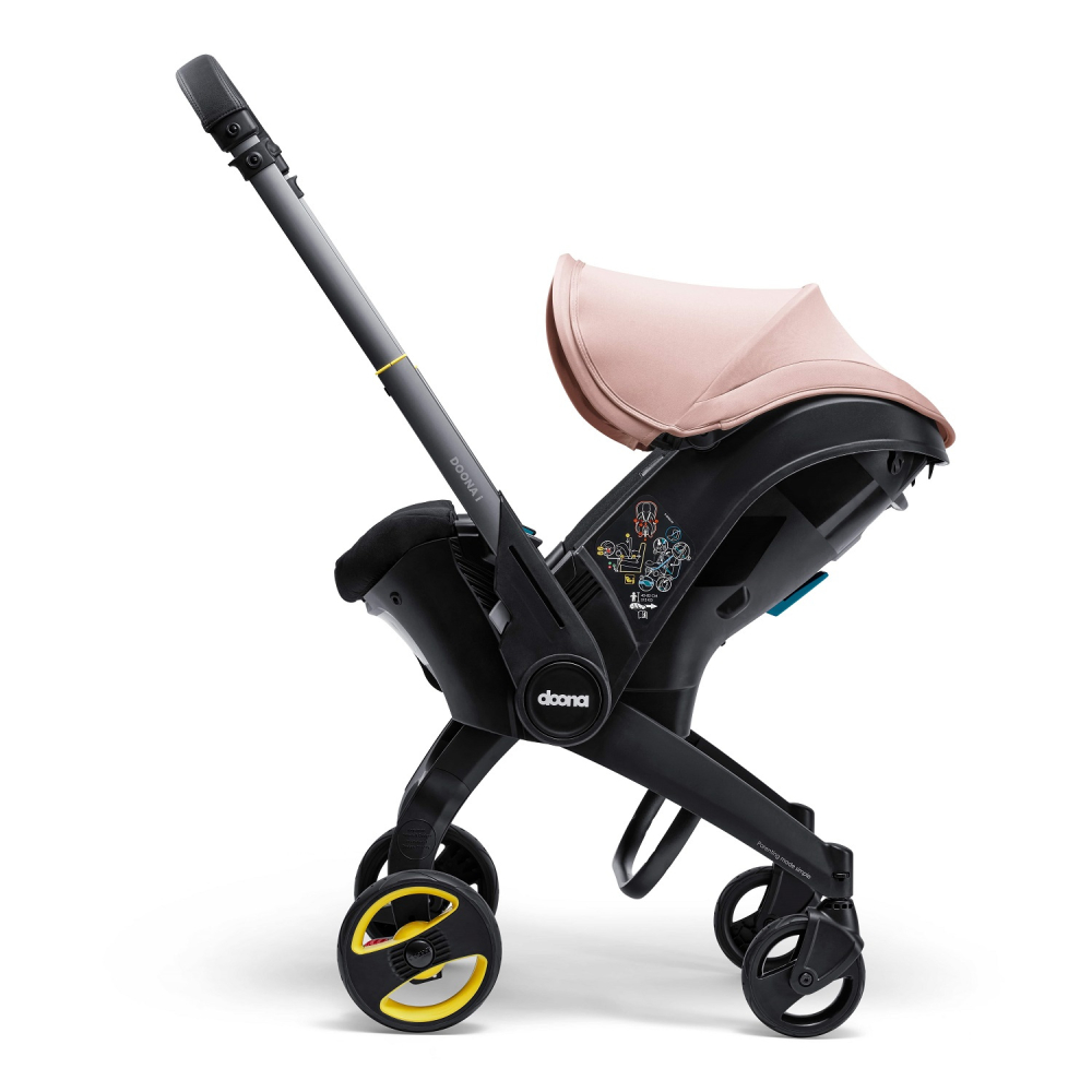 Automobilinė kėdutė - vežimėlis Doona i, 0-13 kg, Blush Pink-Automobilinės kėdutės, 0-13 kg-e-vaikas