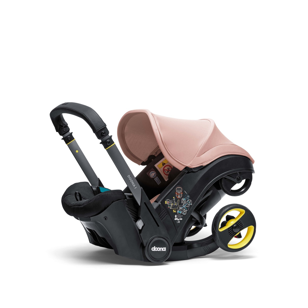 Automobilinė kėdutė - vežimėlis Doona i, 0-13 kg, Blush Pink-Automobilinės kėdutės, 0-13 kg-e-vaikas