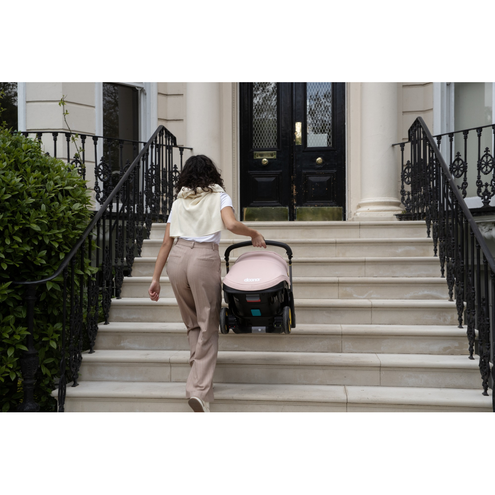 Automobilinė kėdutė - vežimėlis Doona i, 0-13 kg, Blush Pink-Automobilinės kėdutės, 0-13 kg-e-vaikas