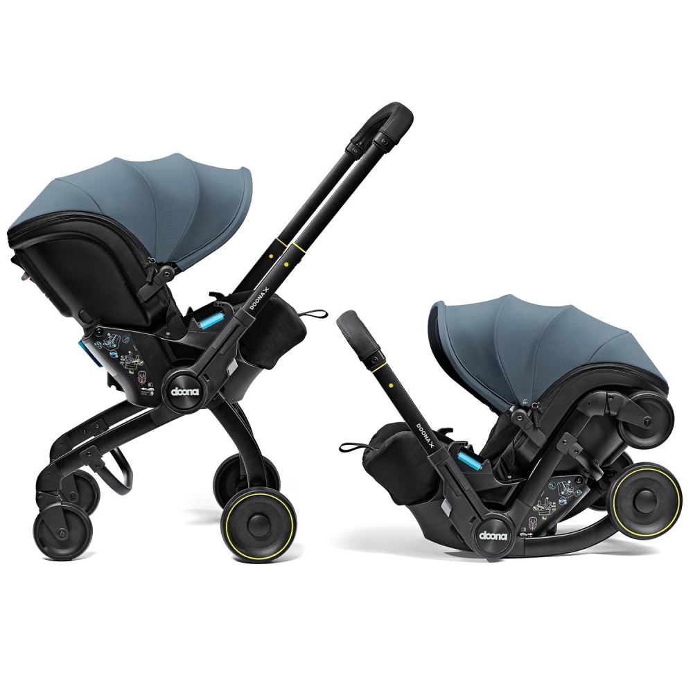Automobilinė kėdutė - vežimėlis Doona X, 0-13 kg, Ocean Blue-Automobilinės kėdutės, 0-13 kg-e-vaikas