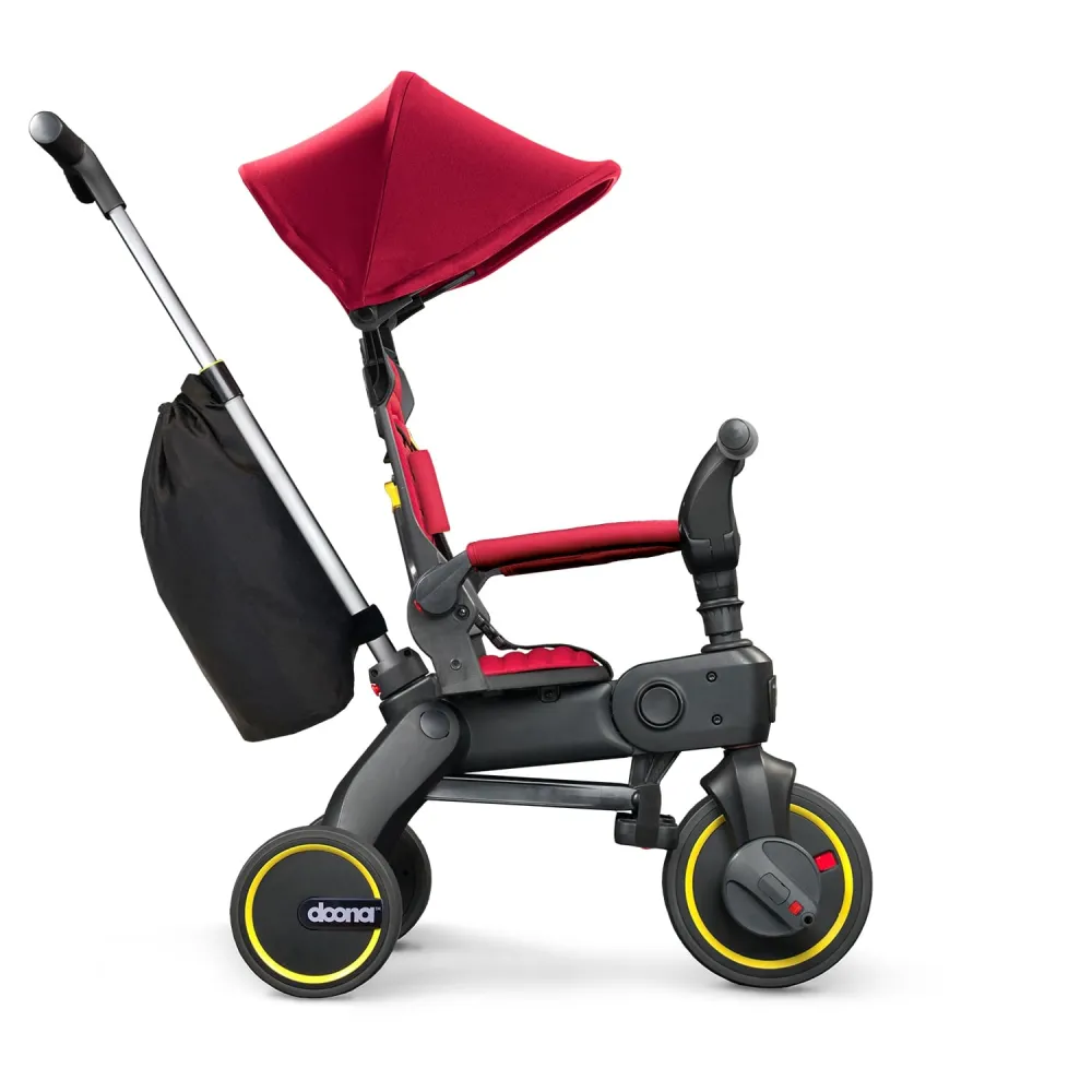 Sulankstomas triratis Doona LIKI S3 5in1, Flame Red-Judėjimui, Triratukai vaikams-e-vaikas